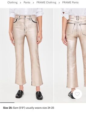 NWT Frame The Reboot Crop - high rise boot cut